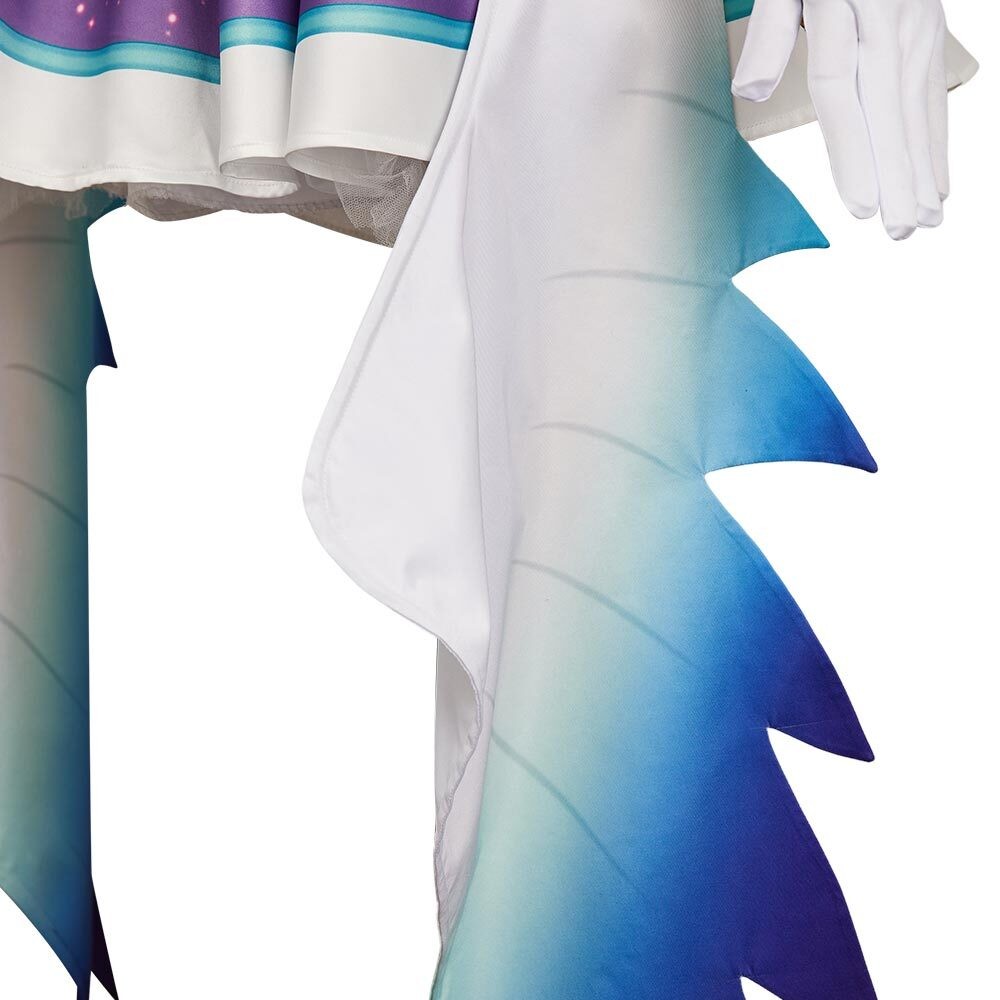 Overwatch Kiriko Ensemble de Jupe de Fille Magique Costume de Cosplay de Fête Halloween Carnaval
