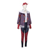 Offre légendaire Kiriko Overwatch Costume de cosplay pour femmes Violet Tenue de carnaval d'Halloween