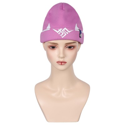 Overwatch Kiriko Pink Knitted Hat Accessories Cosplay Costume Halloween Carnival