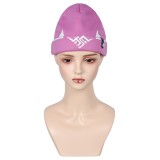 Accessoires de costume de cosplay Kiriko Pink en tricot Overwatch, chapeau pour Halloween et carnaval
