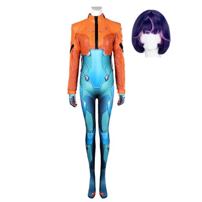 Overwatch Juno Women Jumpsuits Cosplay Costume Halloween Carnival Outfit