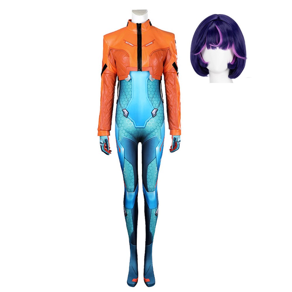Overwatch Juno Women Jumpsuits Cosplay Costume Halloween Carnival Outfit