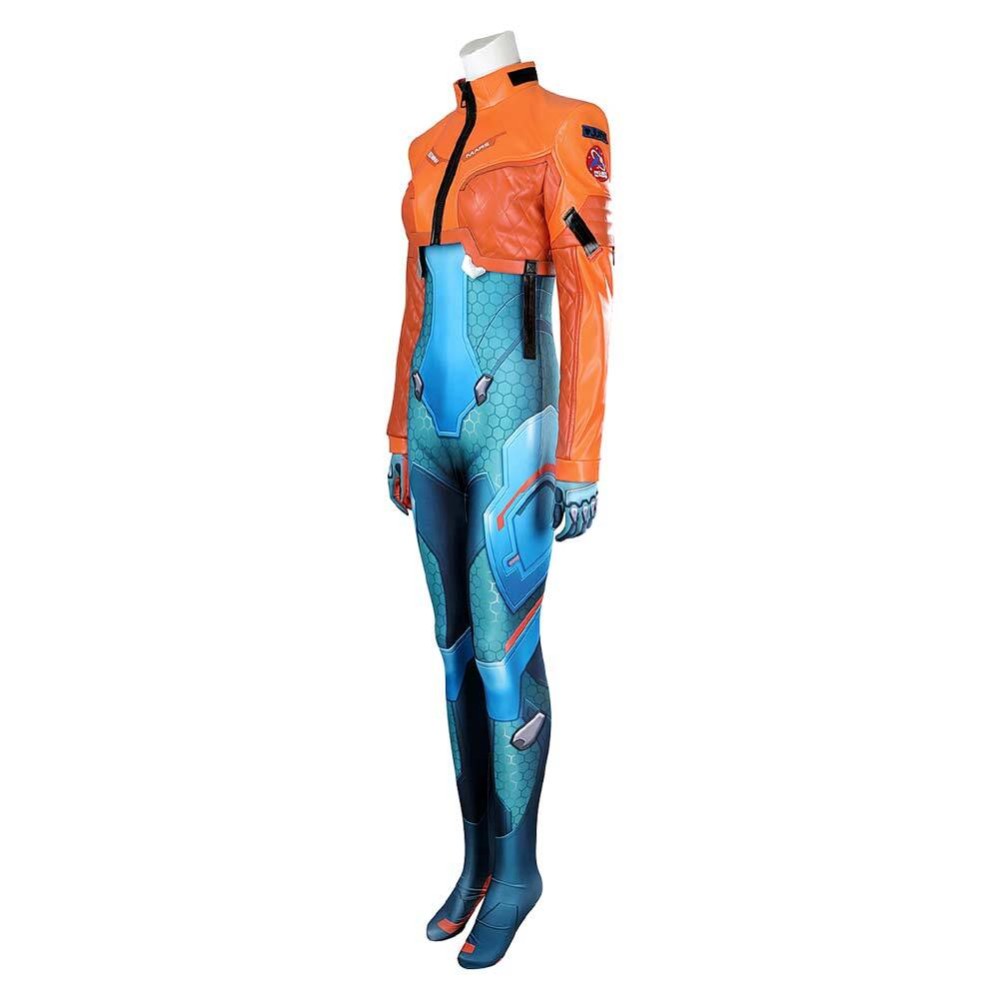 Overwatch Juno Women Jumpsuits Cosplay Costume Halloween Carnival Outfit