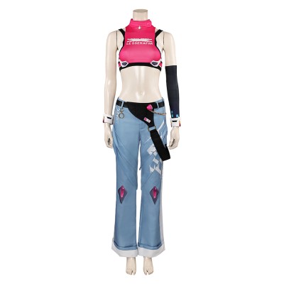 Ensemble de haut et pantalon Overwatch Juno LE SSERAFIM pour femmes, costume de fête, cosplay, tenue de carnaval d'Halloween