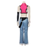 Overwatch Juno LE SSERAFIM Top Pants Set Women Party Cosplay Costume Halloween Carnival Outfit