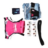 Overwatch Juno LE SSERAFIM Top Pants Set Women Party Cosplay Costume Halloween Carnival Outfit