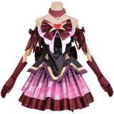 Overwatch Juno Black and Red Heart of Hope Magical Girl Myth Skin Cosplay Costume Halloween Carnival