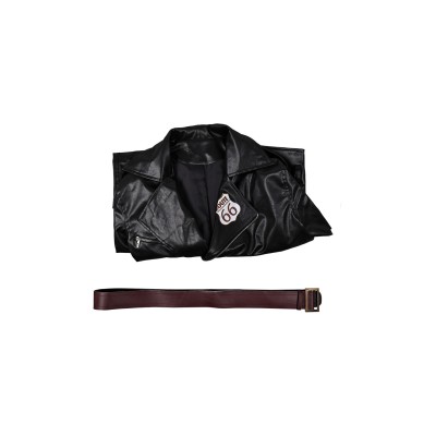 Overwatch Jesse McCree Black Coat Suit Cosplay Costume Halloween Carnival Outfit