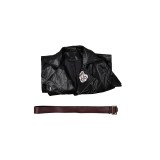 Overwatch Jesse McCree Black Coat Suit Cosplay Costume Halloween Carnival Outfit