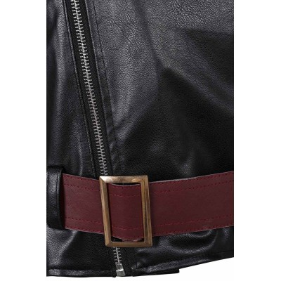 Overwatch Jesse McCree Black Coat Suit Cosplay Costume Halloween Carnival Outfit