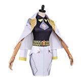 Overwatch Domina Women White Cosplay Costume Halloween Carnival Outfit