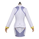Overwatch Domina Women White Cosplay Costume Halloween Carnival Outfit