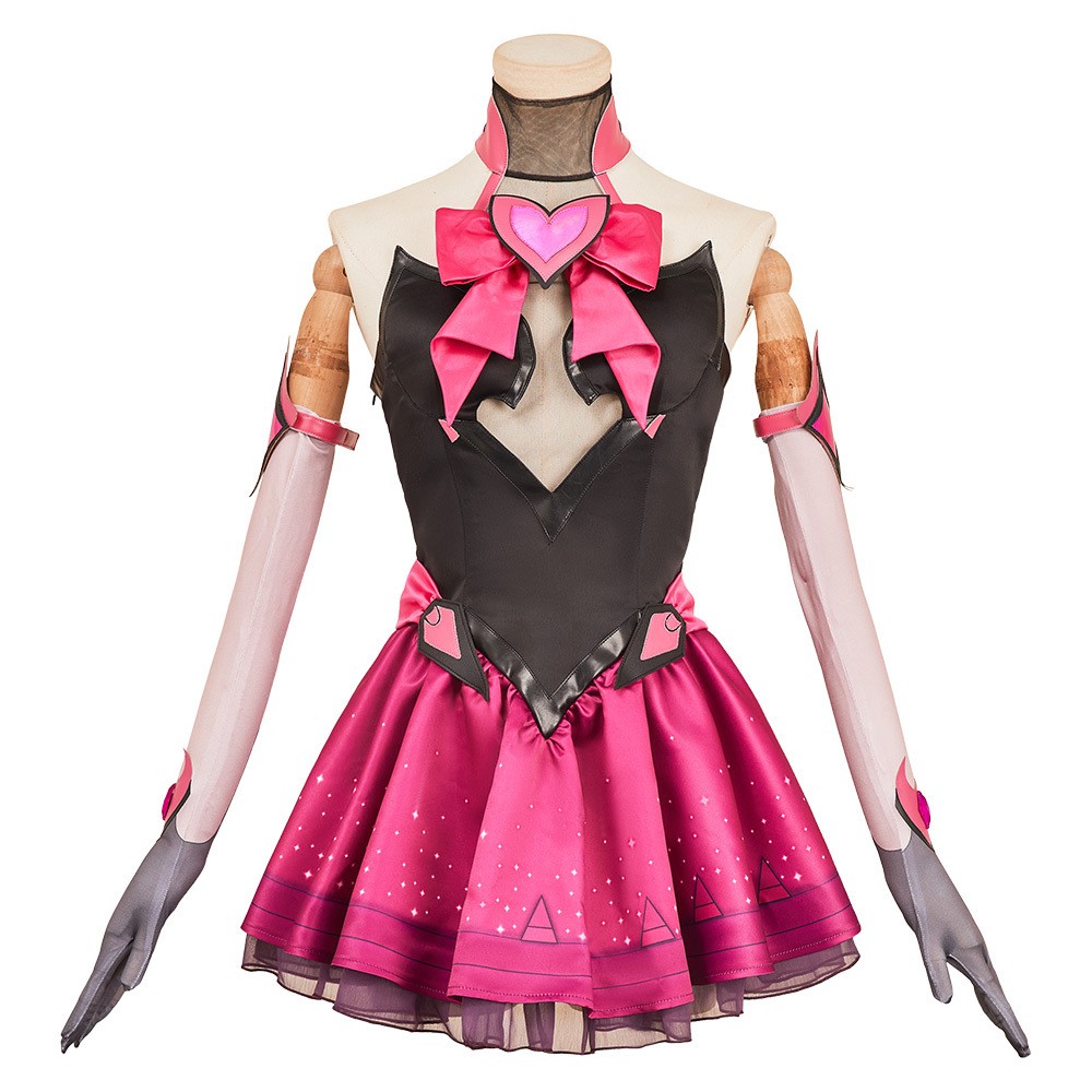 Overwatch D.VA Magical Girl Party Cosplay Costume Halloween Carnival