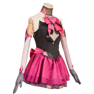 Overwatch D.VA Magical Girl Party Cosplay Costume Halloween Carnival