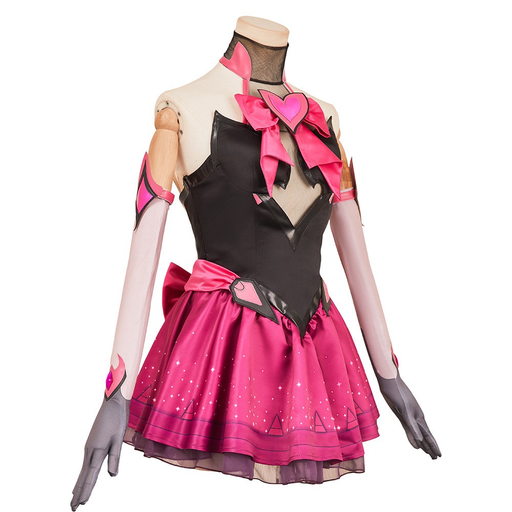 Overwatch D.VA Magical Girl Party Cosplay Costume Halloween Carnival