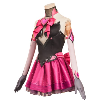 Overwatch D.VA Magical Girl Party Cosplay Costume Halloween Carnival