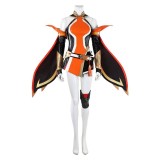 Overwatch Anran Ye Women Orange Cosplay Costume Halloween Carnival Outfit