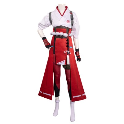 Overwatch 2 OW Kiriko Suit Cosplay Costume Halloween Carnival Outfit