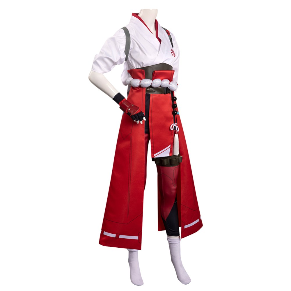 Overwatch 2 OW Kiriko Suit Cosplay Costume Halloween Carnival Outfit
