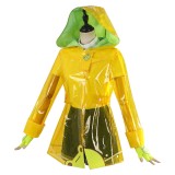 Overwatch 2 Mei Ensemble de Imperméable Jaune Jour de Pluie Costume Cosplay Halloween Carnaval
