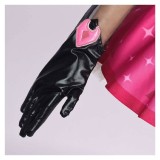 Overwatch 2 D.VA Nocturna Black Pink Dress Cosplay Costume Halloween Carnival Outfit