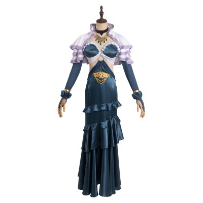 Overlord 4 Albedo Dress Party Suit Cosplay Costume Halloween Carnival Outfit