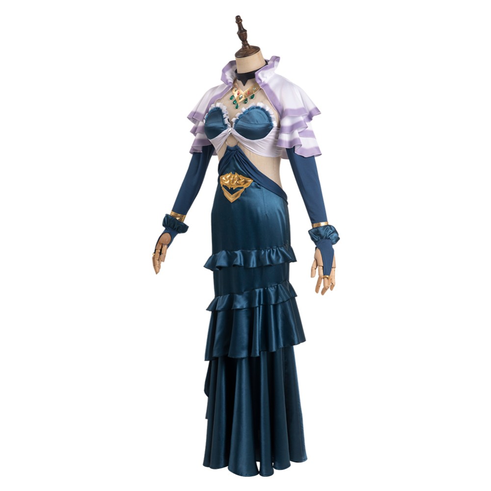 Overlord 4 Albedo Dress Party Suit Cosplay Costume Halloween Carnival Outfit