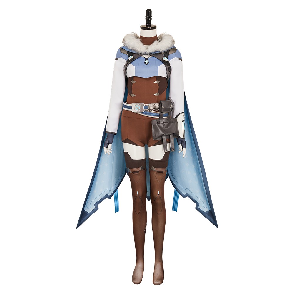 Overwatch Freja Women Fullset Party Cosplay Costume Halloween Carnival Outfit