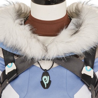 Overwatch Freja Women Fullset Party Cosplay Costume Halloween Carnival Outfit