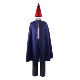 Over the Garden Wall Wirt Cloak Suit Cosplay Costume Halloween Carnival Outfit