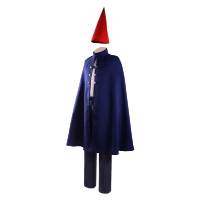 Over the Garden Wall Wirt Cloak Suit Cosplay Costume Halloween Carnival Outfit
