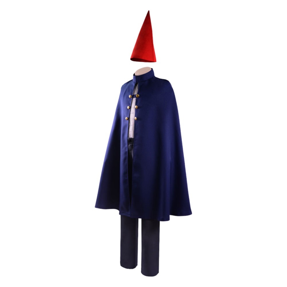 Over the Garden Wall Wirt Cloak Suit Cosplay Costume Halloween Carnival Outfit