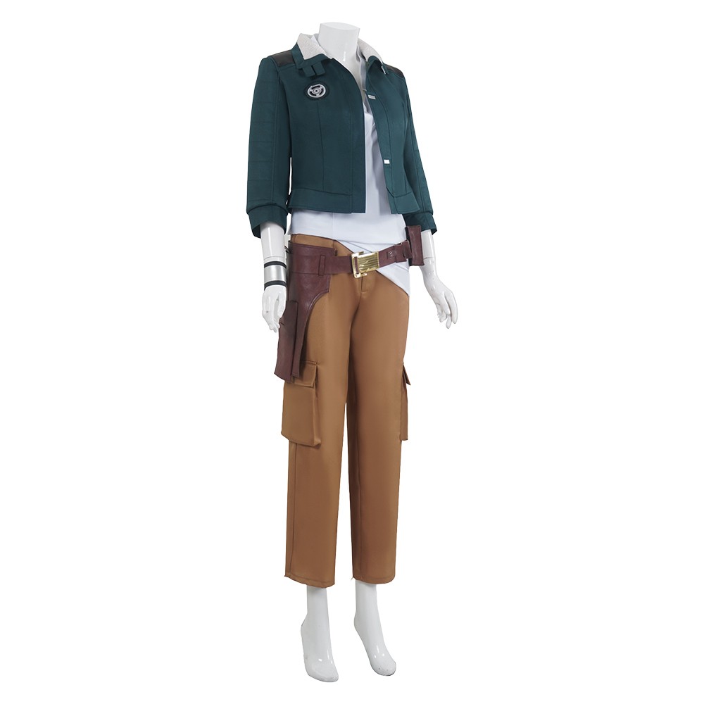Outlaws Kay Vess Costume de Cosplay Complet pour Fête Halloween Carnaval