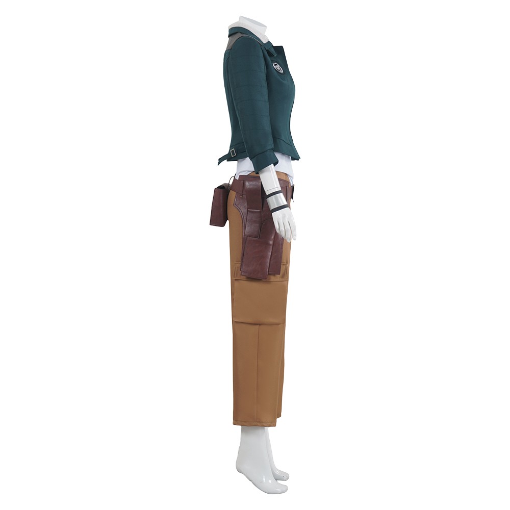 Outlaws Kay Vess Costume de Cosplay Complet pour Fête Halloween Carnaval