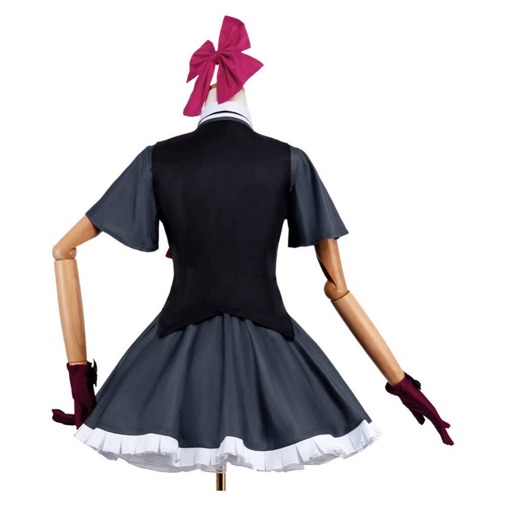 Oshi no Ko Ruby Hoshino Robe Noire Femme Costume Cosplay Tenue Halloween Carnaval
