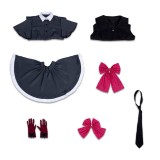Oshi no Ko Ruby Hoshino Robe Noire Femme Costume Cosplay Tenue Halloween Carnaval