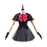 Oshi no Ko Rubii Hoshino Women Black Dress Cosplay Costume Halloween Carnival Outfit