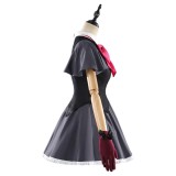 Oshi no Ko Rubii Hoshino Women Black Dress Cosplay Costume Halloween Carnival Outfit