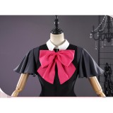 Oshi no Ko Rubii Hoshino Women Black Dress Cosplay Costume Halloween Carnival Outfit