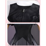 Oshi no Ko Rubii Hoshino Women Black Dress Cosplay Costume Halloween Carnival Outfit