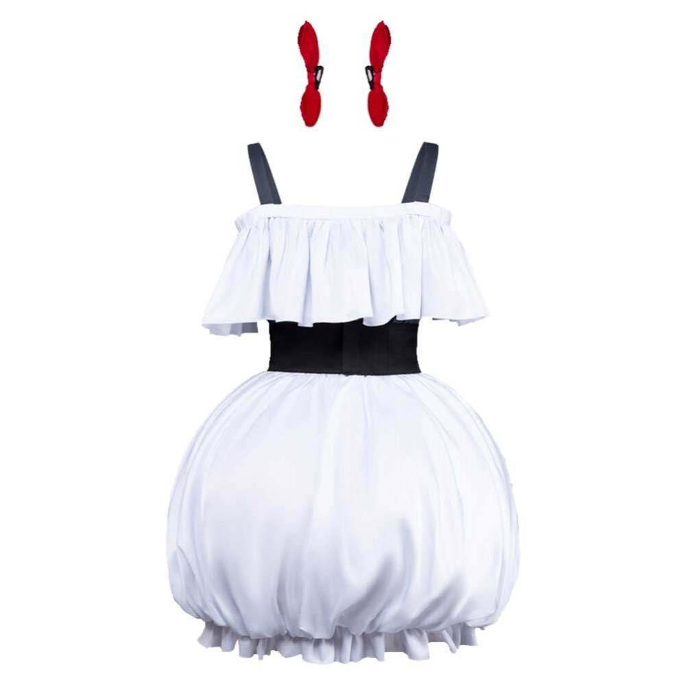Oshi no Ko Kana Arima Women White Cosplay Costume Halloween Carnival Outfit