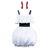 Oshi no Ko Kana Arima Women White Cosplay Costume Halloween Carnival Outfit