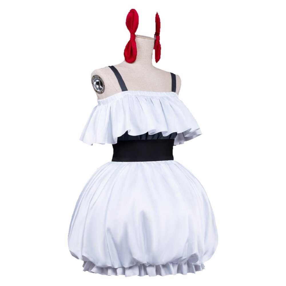 Oshi no Ko Kana Arima Women White Cosplay Costume Halloween Carnival Outfit