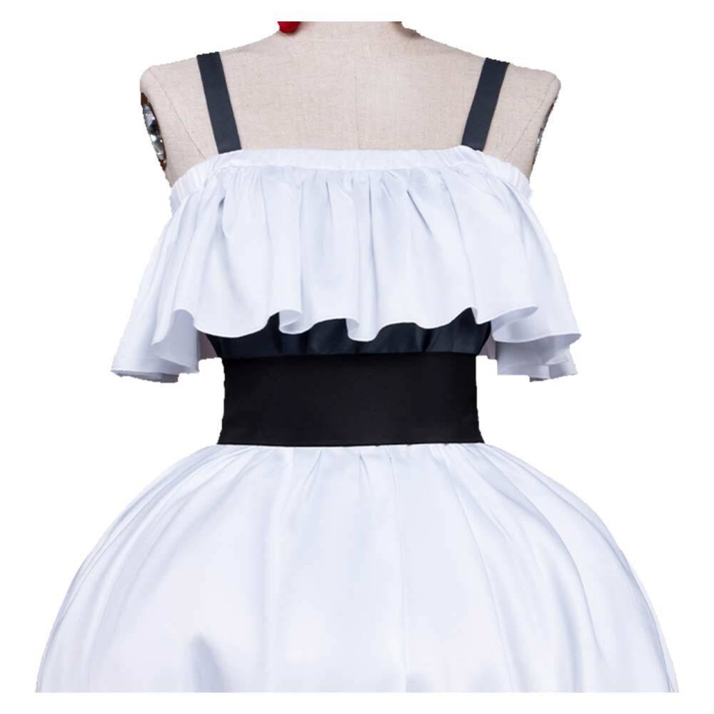 Oshi no Ko Kana Arima Women White Cosplay Costume Halloween Carnival Outfit