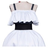 Oshi no Ko Kana Arima Women White Cosplay Costume Halloween Carnival Outfit