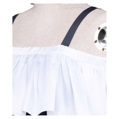 Oshi no Ko Kana Arima Women White Cosplay Costume Halloween Carnival Outfit