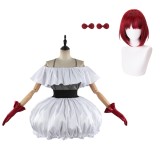Oshi no Ko Kana Arima Femme Robe Blanche Costume Cosplay Halloween Carnaval Tenue