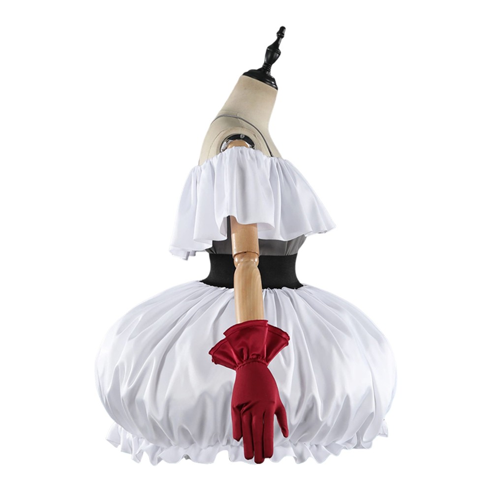 Oshi no Ko Kana Arima Femme Robe Blanche Costume Cosplay Halloween Carnaval Tenue