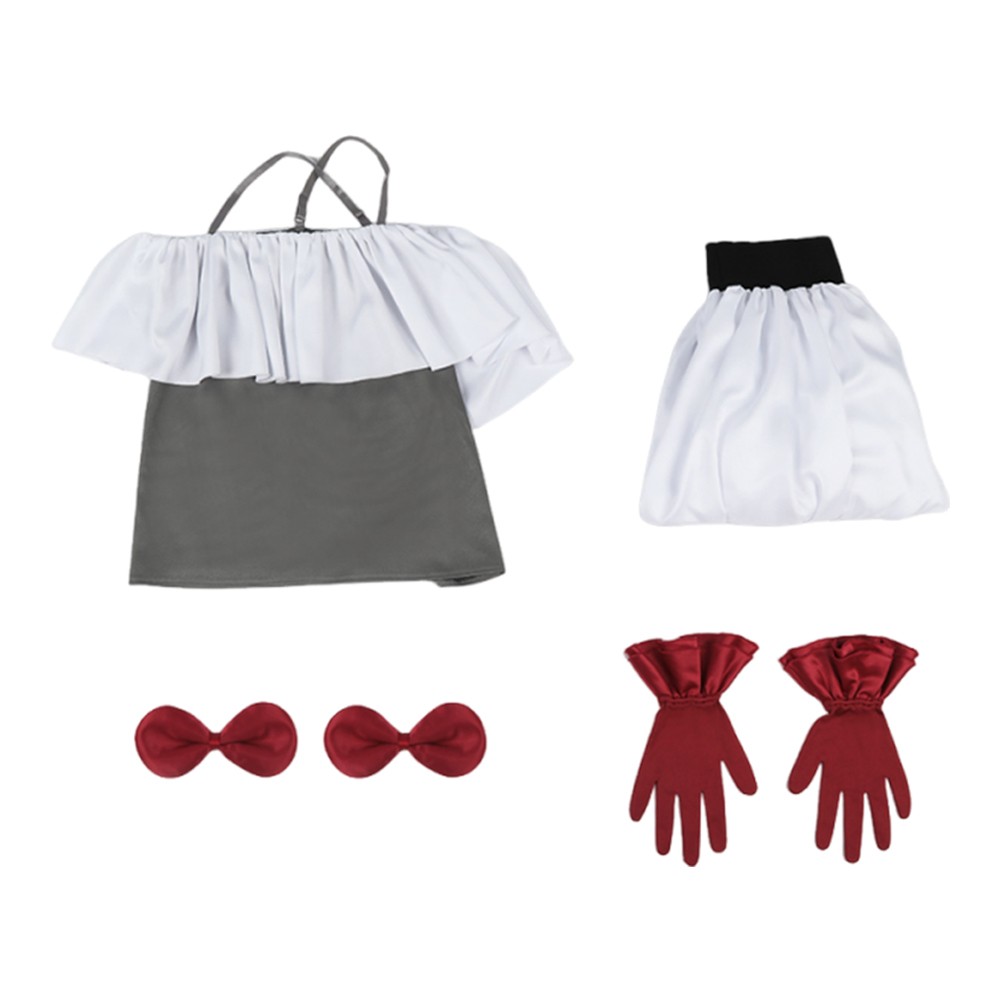 Oshi no Ko Kana Arima Femme Robe Blanche Costume Cosplay Halloween Carnaval Tenue