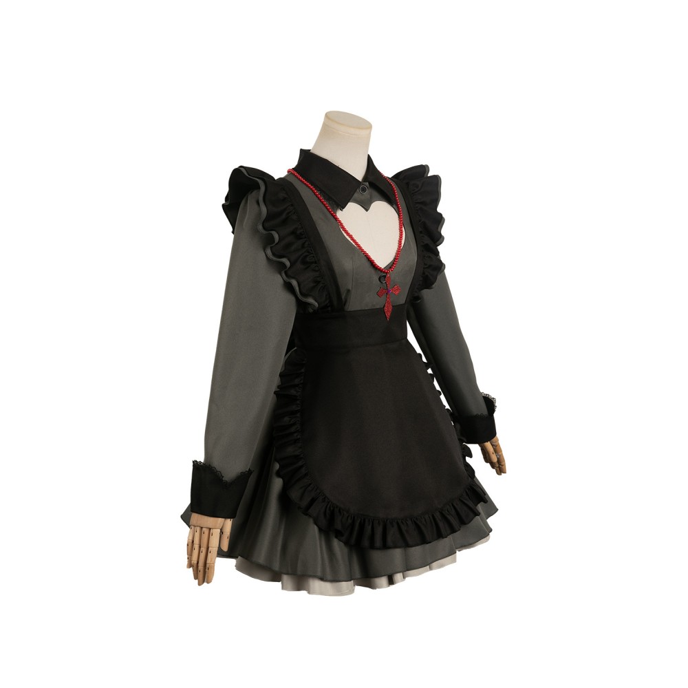 Oshi no Ko Hoshino Rubii Vampire Maid Dress Set Suit Cosplay Costume Halloween Carnival Outfit